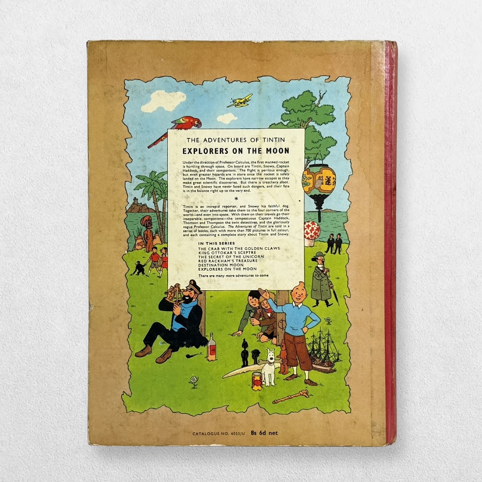 The Adventures Of Tintin - Explorers On The Moon - First Edition - 1959 2 The Adventures Of Tintin - Explorers On The Moon - First Edition - 1959 - Image 2