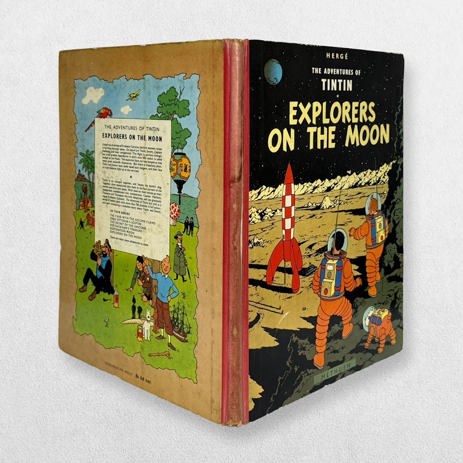 The Adventures Of Tintin - Explorers On The Moon - First Edition - 1959 3 The Adventures Of Tintin - Explorers On The Moon - First Edition - 1959