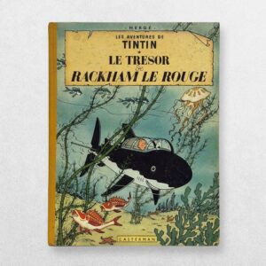 Les Aventures De Tintin - Le Trésor De Rackham Le Rouge - The Adventures Of Tintin - Red Rackham's Treasure - Reprint - 1958