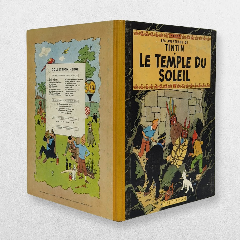 Les Aventures De Tintin - Le Temple Du Soleil - The Adventures Of Tintin - Prisoners Of The Sun - Reprint - 1960 3 Les Aventures De Tintin - Le Temple Du Soleil - The Adventures Of Tintin - Prisoners Of The Sun - Reprint - 1960 - Image 3