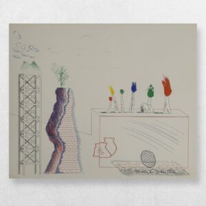 'A Tune' - From 'The Blue Guitar' Published By The Petersburg Press - Publisher's Promotional Card - 1977