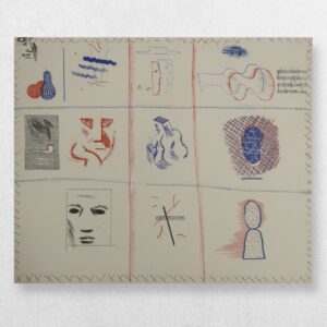 'Franco-American Mail' – From 'The Blue Guitar' Published By The Petersburg Press – Publisher's Promotional Card – 1977