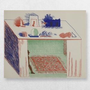 'In A Chiaroscuro' – From 'The Blue Guitar' Published By The Petersburg Press – Publisher's Promotional Card – 1977