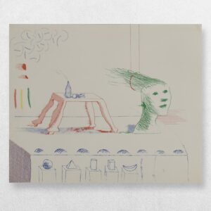 'A Moving Still Life' – From 'The Blue Guitar' Published By The Petersburg Press – Publisher's Promotional Card – 1977