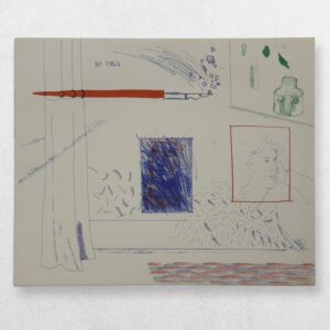 'Etching Is The Subject' – From 'The Blue Guitar' Published By The Petersburg Press – Publisher's Promotional Card – 1977