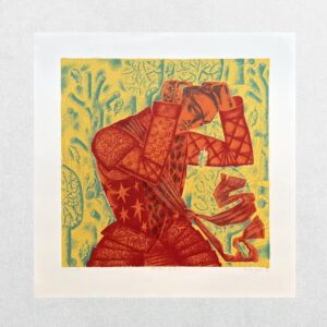 Sir Gawain And The Green Knight - 14 - The Stain Of Sin - Original Screenprint - Unique Copy Inscribed To Sarah Parvin