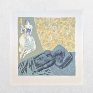 Sir Gawain And The Green Knight - 9 - The Temptations - Original Screenprint - Unique Copy Inscribed To Sarah Parvin