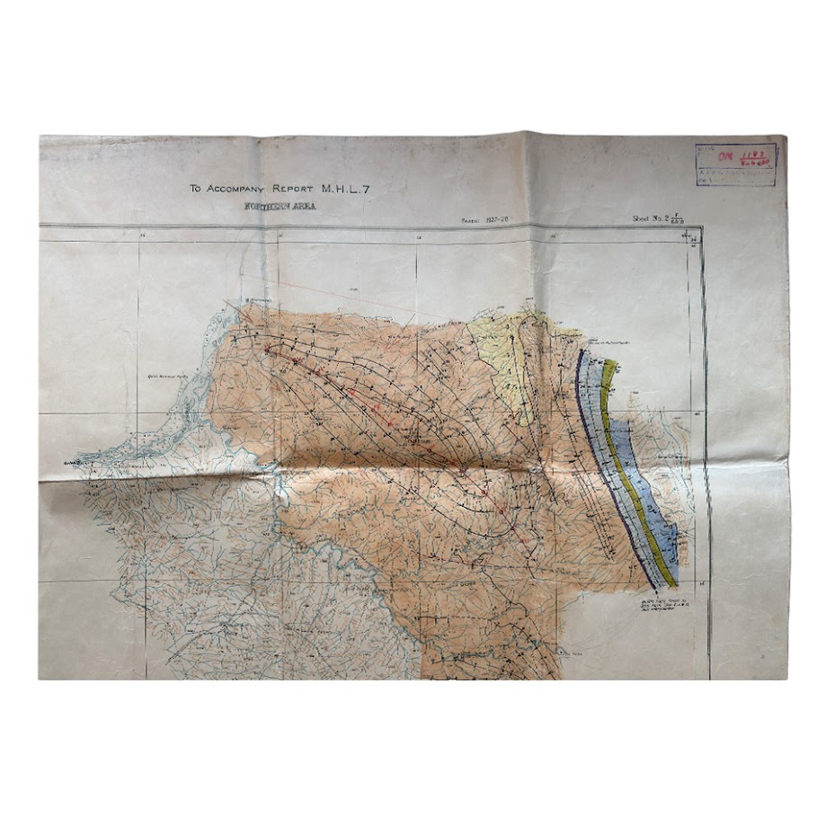 Iran - Persia - Qasr-i-Shirin Area. To Accompany Report M.H.L. 7 - Geological Map - 1929 5 Iran - Persia - Qasr-i-Shirin Area. To Accompany Report M.H.L. 7 - Geological Map - 1929
