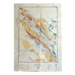 Persia. No. 9 H.E. 10.E - Geological Map Of South-West Iran Including The Masjid-I-Sulaiman And Haft Kel Oil Regions - 1929