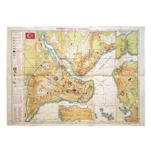 Tourist Plan Of Istanbul - c.1931 - Plan By Bay Ali Saim Ülgen