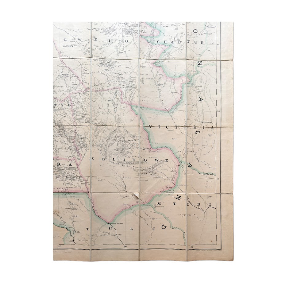 Fletcher & Espin's Map Of Matabeleland - Second Edition - 1897 5 Fletcher & Espin's Map Of Matabeleland - Second Edition - 1897 - Image 5
