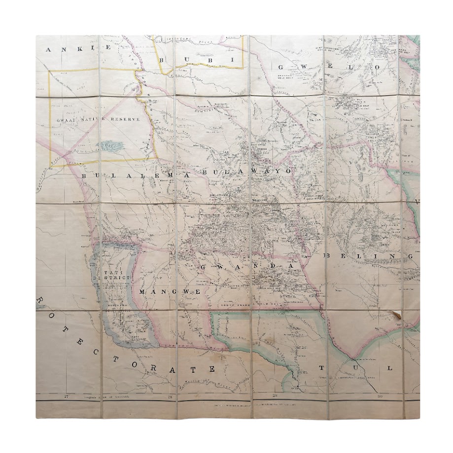 Fletcher & Espin's Map Of Matabeleland - Second Edition - 1897 6 Fletcher & Espin's Map Of Matabeleland - Second Edition - 1897