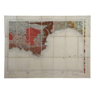 Geological Survey of England and Wales / Ordnance Survey - Sheet 22 - Dartmoor - 1908 - Folding Map
