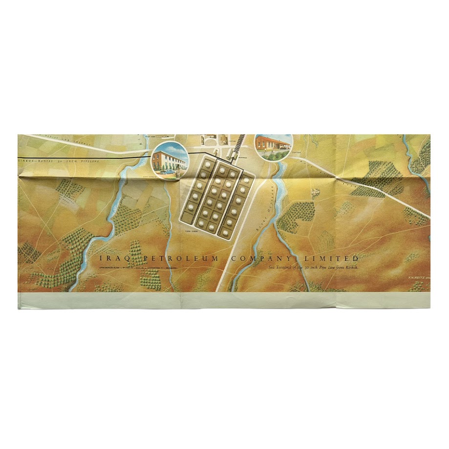 Banias - Iraq Petroleum Company Limited - Sea Terminal of the Kirkuk–Banias Pipeline - 1952 4 Banias - Iraq Petroleum Company Limited - Sea Terminal of the Kirkuk–Banias Pipeline - 1952