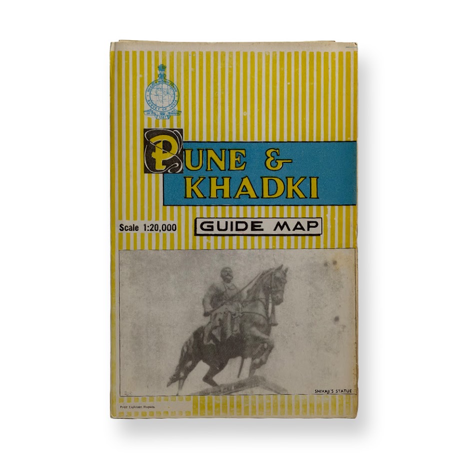 PUNE & KHADKI GUIDE MAP - Survey of India - First Edition - 1971 1 PUNE & KHADKI GUIDE MAP - Survey of India - First Edition - 1971