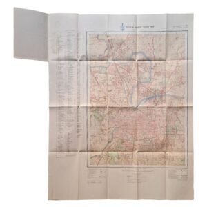 PUNE & KHADKI GUIDE MAP - Survey of India - First Edition - 1971