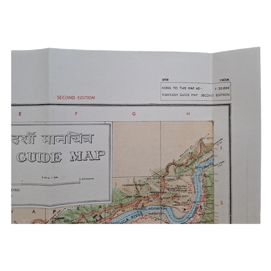 RISHIKESH GUIDE MAP - Survey of India - Second Edition - 1990 4 RISHIKESH GUIDE MAP - Survey of India - Second Edition - 1990