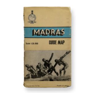 MADRAS GUIDE MAP - Survey of India - First Edition - 1970