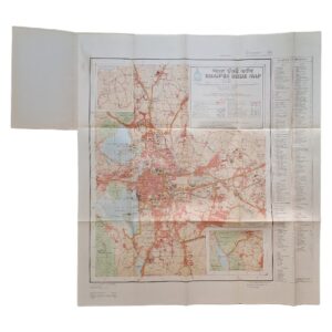 UDAIPUR GUIDE MAP - Survey of India - Second Edition - 1989