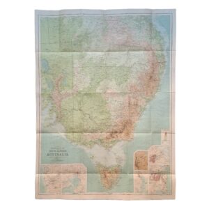 BARTHOLOMEW'S WORLD SURVEY SERIES - South Eastern Australia - c.1922