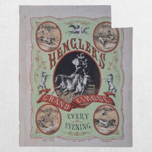 Hengler's Grand Cirque - Programme for this Evening. - 3rd October 1883