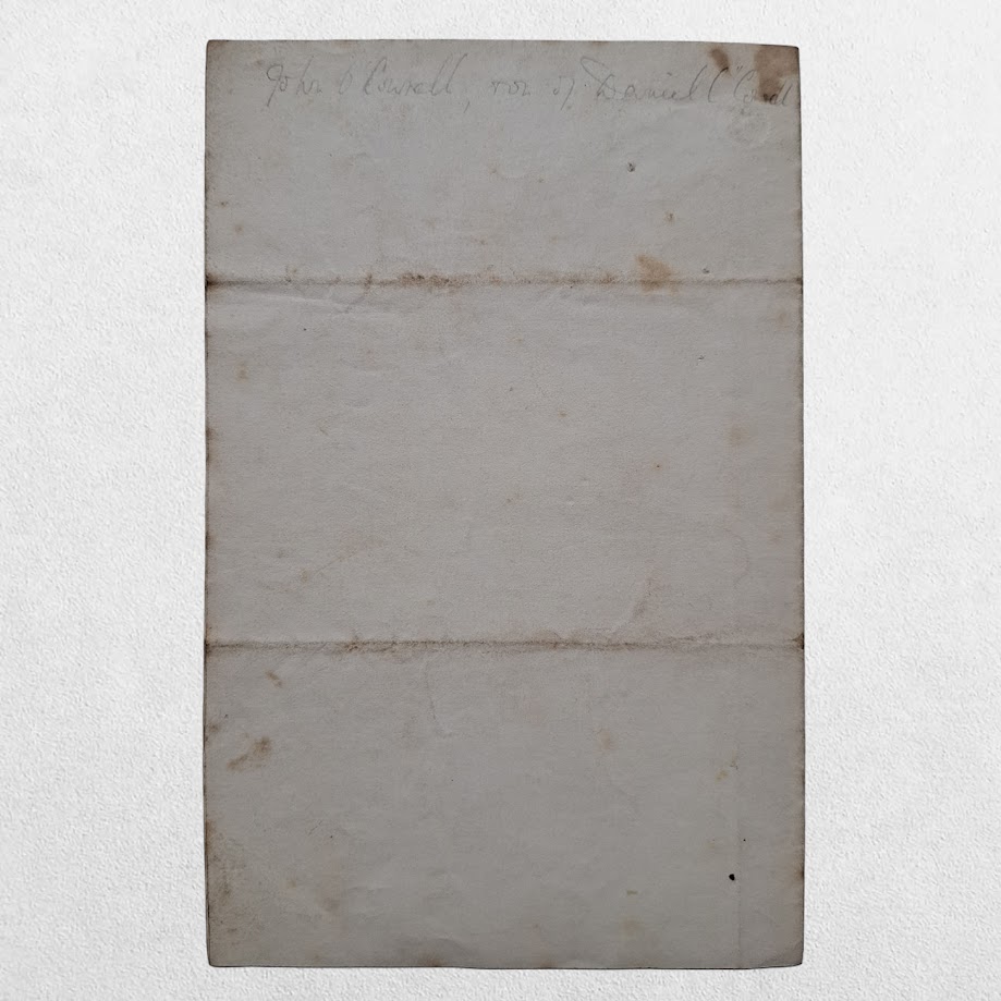 O'CONNELL, JOHN (1810-1858) - Autograph Letter Signed to Walter Scott of the Reform Club - 52 Parliament Street - Westminster - 1 May 1840 2 O'CONNELL, JOHN (1810-1858) - Autograph Letter Signed to Walter Scott of the Reform Club - 52 Parliament Street - Westminster - 1 May 1840