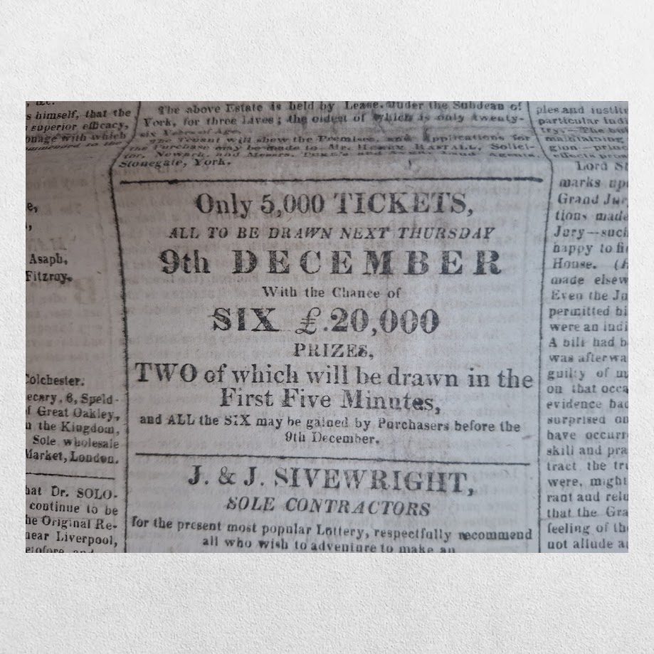 The Hull Advertiser and Exchange Gazette - A Collection of Sixteen Original Regency Newspapers from the Year of Peterloo - Hull, 1819 17 The Hull Advertiser and Exchange Gazette - A Collection of Sixteen Original Regency Newspapers from the Year of Peterloo - Hull, 1819 - Image 17