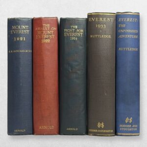 Home 1 THE BRITISH MOUNT EVEREST EXPEDITIONS, 1921–1936. Five First Edition Expedition Accounts. Howard-Bury, Bruce, Norton and Ruttledge. 1922–1937.