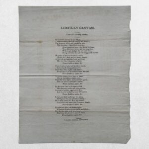 Home 3 NORTHUMBERLAND ELECTION BROADSIDE - Liddell's Canvass - SONG BROADSIDE IN SUPPORT OF HENRY THOMAS LIDDELL - Newcastle - 1826