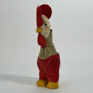 Chad Valley "Hornton's Roosting Cockerel" Hygienic Toy, Registered Design No. 754410, c.1930s–1940s