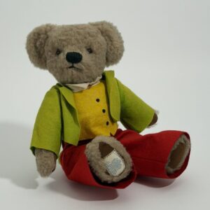 Vintage Chad Valley Twins Mohair Teddy Bear in Original Outfit, c.1953–1960s