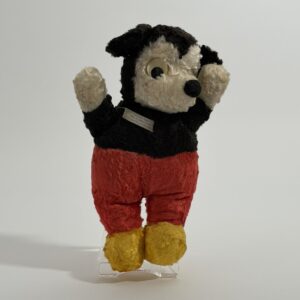 Home 2 Vintage Chad Valley Mickey Mouse Soft Toy With Original Label c.1950-1965