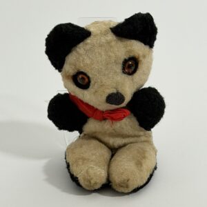 Home 1 Vintage Chad Valley Panda Soft Toy With Label Remnants c.1955-1965