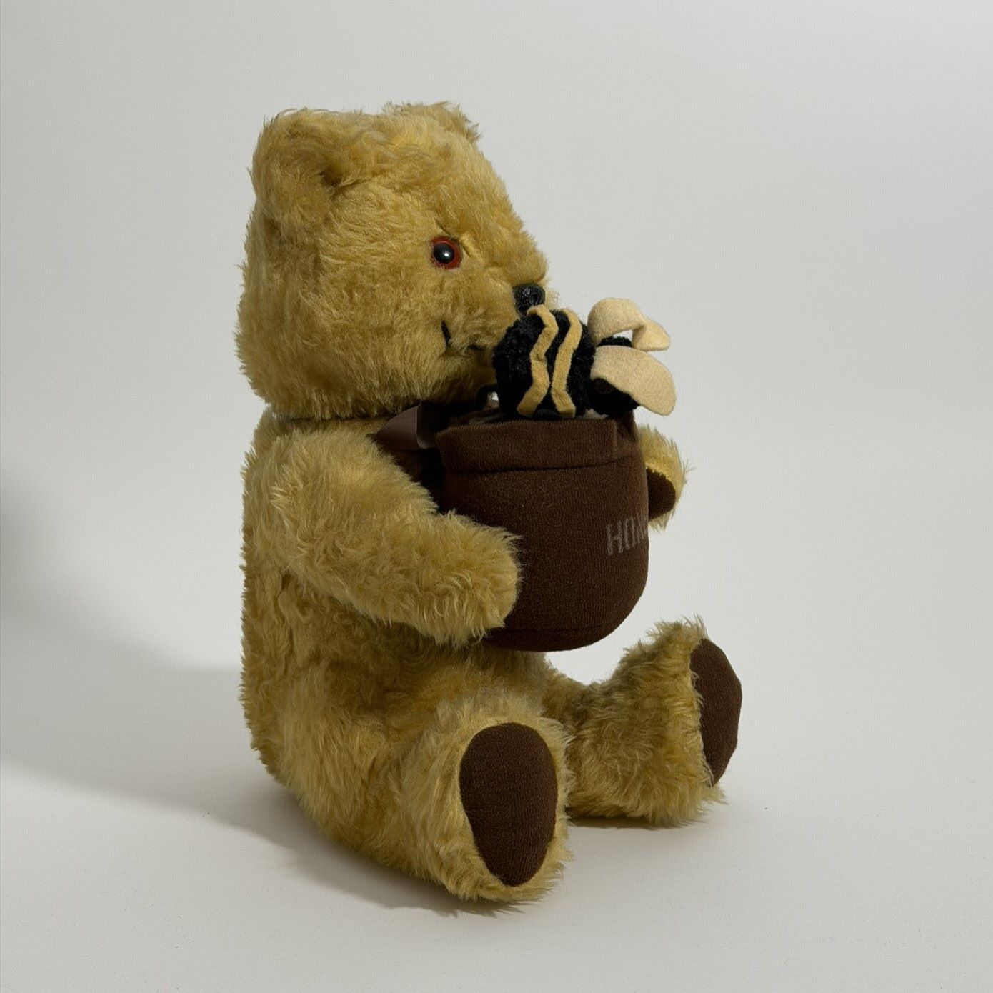 Chad Valley Winnie-the-Pooh Honey Pot Bear with Bee and Growler, c.1968-1975 7 Chad Valley Winnie-the-Pooh Honey Pot Bear with Bee and Growler, c.1968-1975