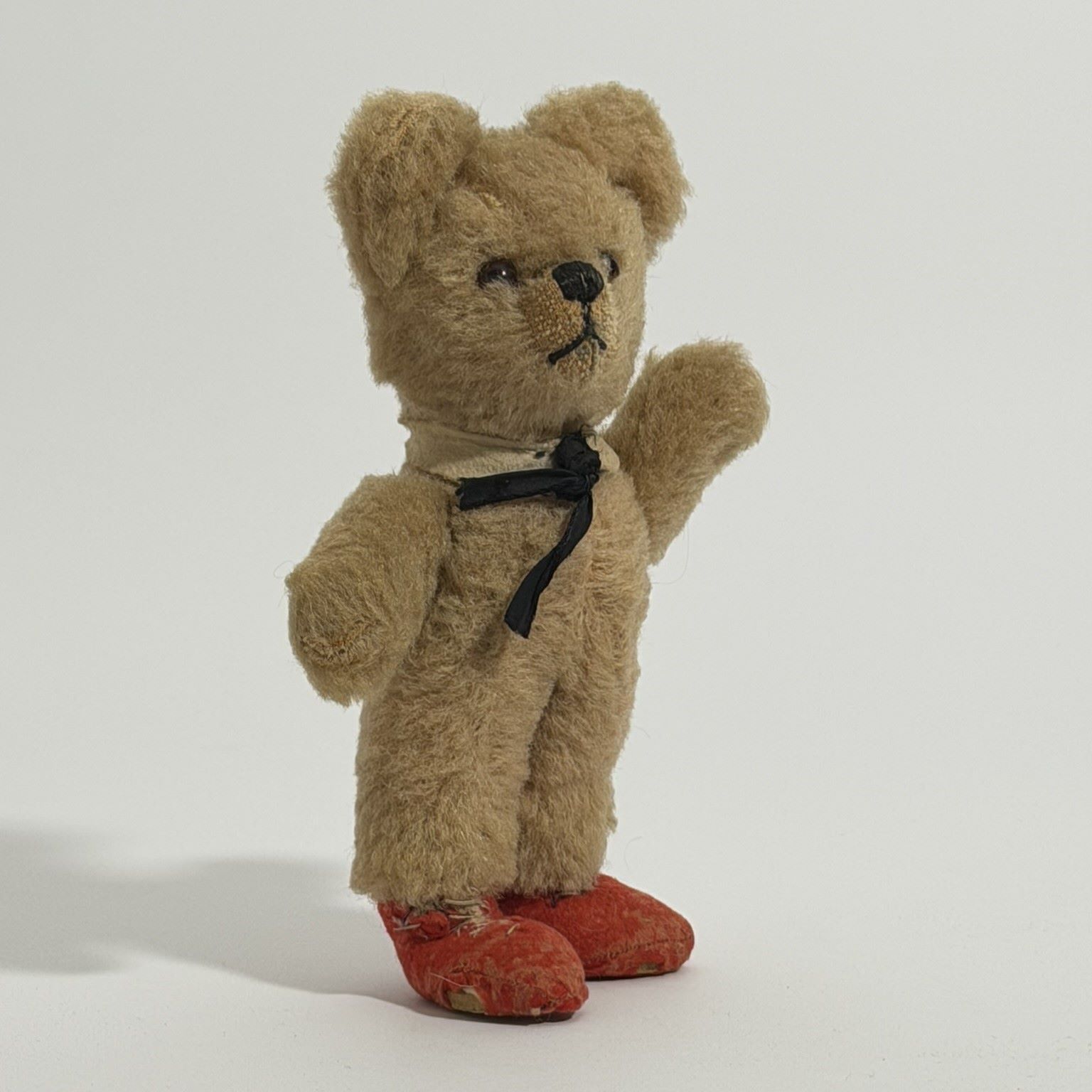 Chad Valley Miniature Mohair Teddy Bear with Red Felt Boots, c.1935–1950 6 Chad Valley Miniature Mohair Teddy Bear with Red Felt Boots, c.1935–1950