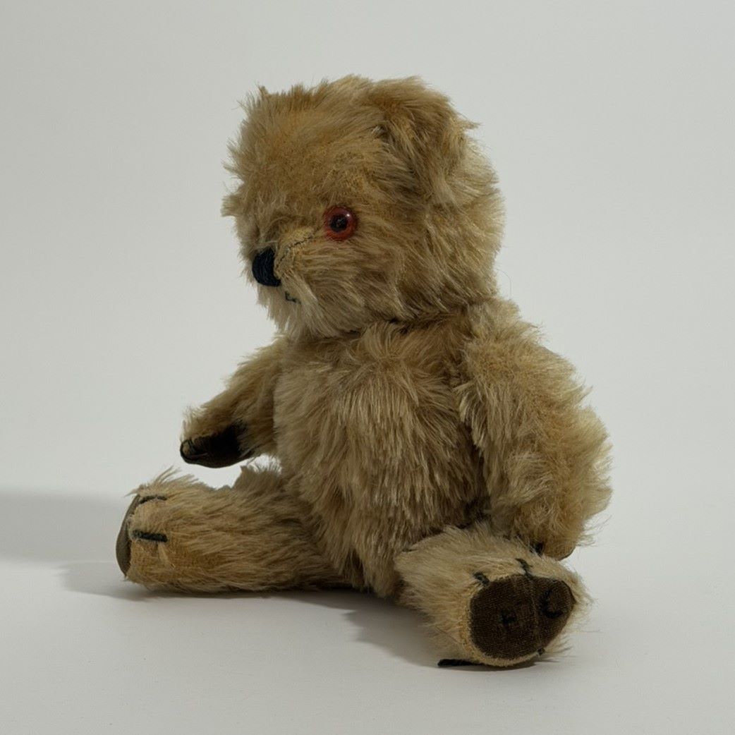 Chad Valley Miniature Jointed Mohair Teddy Bear with Squeaker, c.1950s 3 Chad Valley Miniature Jointed Mohair Teddy Bear with Squeaker, c.1950s