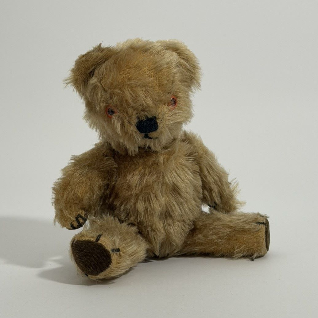 Chad Valley Miniature Jointed Mohair Teddy Bear with Squeaker, c.1950s 7 Chad Valley Miniature Jointed Mohair Teddy Bear with Squeaker, c.1950s