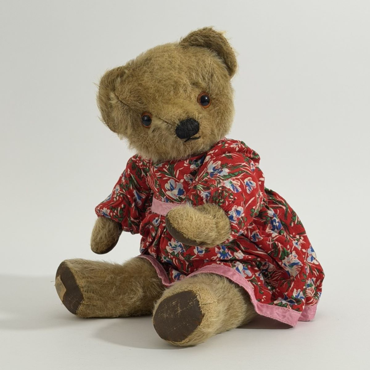 Chad Valley Mohair Teddy Bear with Queen Mother Royal Warrant Label, c.1953–1959 8 Chad Valley Mohair Teddy Bear with Queen Mother Royal Warrant Label, c.1953–1959