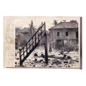 Home 5 Associated Press Wire Photograph - Destruction in Phnom Penh Following Khmer Rouge Shelling, Cambodia - September 1973