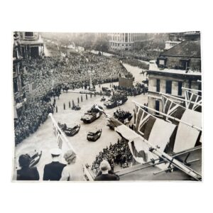Original Press Photograph of the Liberation Column Passing Through Trafalgar Square During the London Victory Parade - 8 June 1946