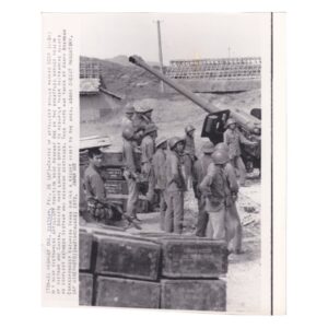 Home 2 Vietnamese Artillery Position on Highway One during the Sino-Vietnamese War - Original Associated Press / Asahi Shimbun Wirephoto - 26 February 1979