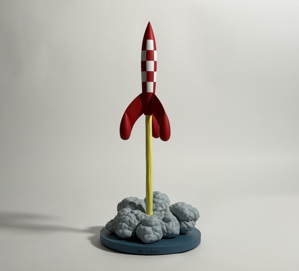 Tintin Moon Rocket Launch - 46405 - Fusée au Décollage - Collection Icônes Resin Sculpture - Limited Edition - 2018 2 Tintin Moon Rocket Launch - 46405 - Fusée au Décollage - Collection Icônes Resin Sculpture - Limited Edition - 2018