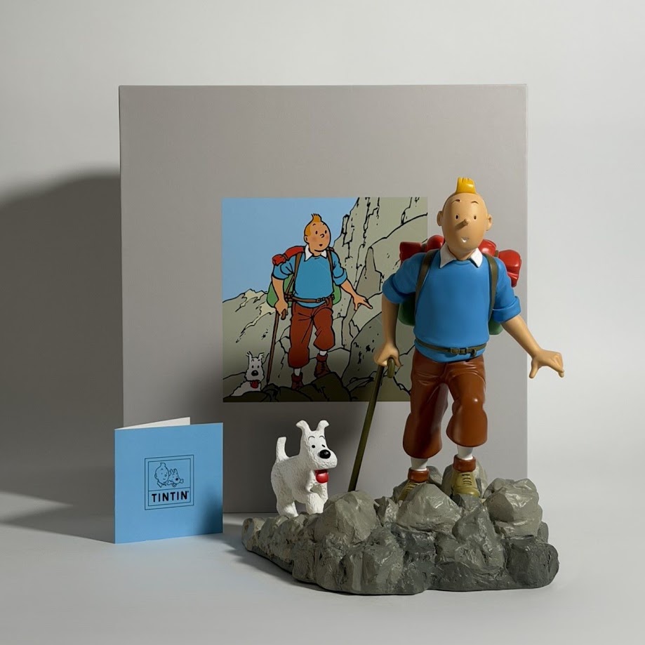 Tintin Hiker - 47000 - Tintin Randonneur - Tintinimaginatio - Limited Edition Sculpture - 2023 1 Tintin Hiker - 47000 - Tintin Randonneur - Tintinimaginatio - Limited Edition Sculpture - 2023