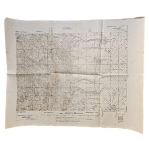 Moirang, Manipur - Restricted IV Corps Battle Map - Road to Imphal - June 1944 - First Edition