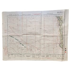 Home 4 Wadi el Natrun, Egypt - British Army Military Map Printed on the Reverse of a Cancelled German Sidi Barrani Map - 512 Field Survey Company, Royal Engineers - 1942
