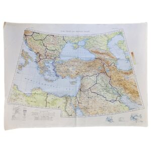 Home 2 The Near and Middle East - British War Office Strategic Map - G.S.G.S. No. 4108 - 1941