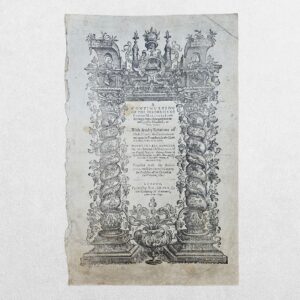 Home 3 FOXE'S BOOK OF MARTYRS - A CONTINUATION OF THE HISTORIES OF FORREINE MARTYRS - ORIGINAL WOODCUT TITLE PAGE - LONDON - 1641