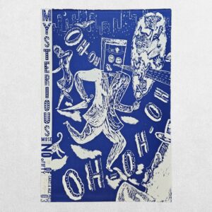 Jonny Hannah – Mysterious Mose – Signed Limited-Edition Screenprint 19/50 – Cakes & Ale Press – 2003
