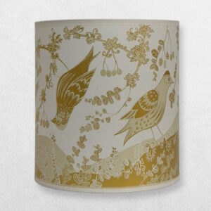 Home 5 Lush Designs - Lampshade For Pendant - Siskin - Gold