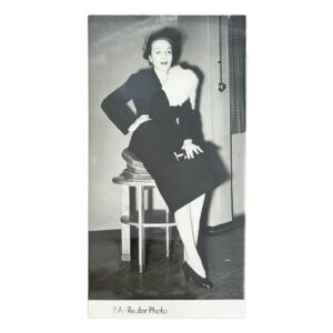 Marlene Dietrich Arrives in London for Alfred Hitchcock’s Stage Fright - Original PA-Reuter Press Photograph - 1949